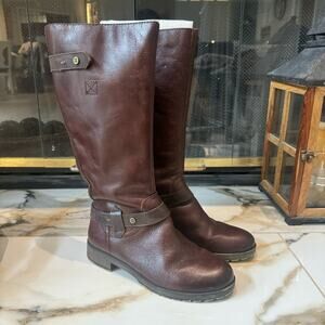 Naturalizer women's Tanita Riding Boot in Bridal Brown Leather